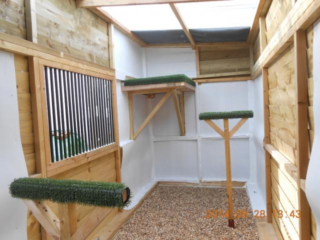 Breeding Aviary for our Falcons